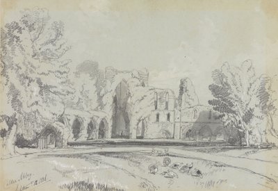 Calder Abbey, 12. September 1836 von Edward Lear